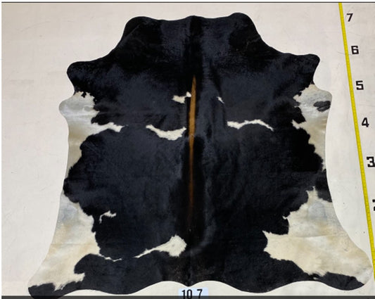 COWHIDE #107 Black and White