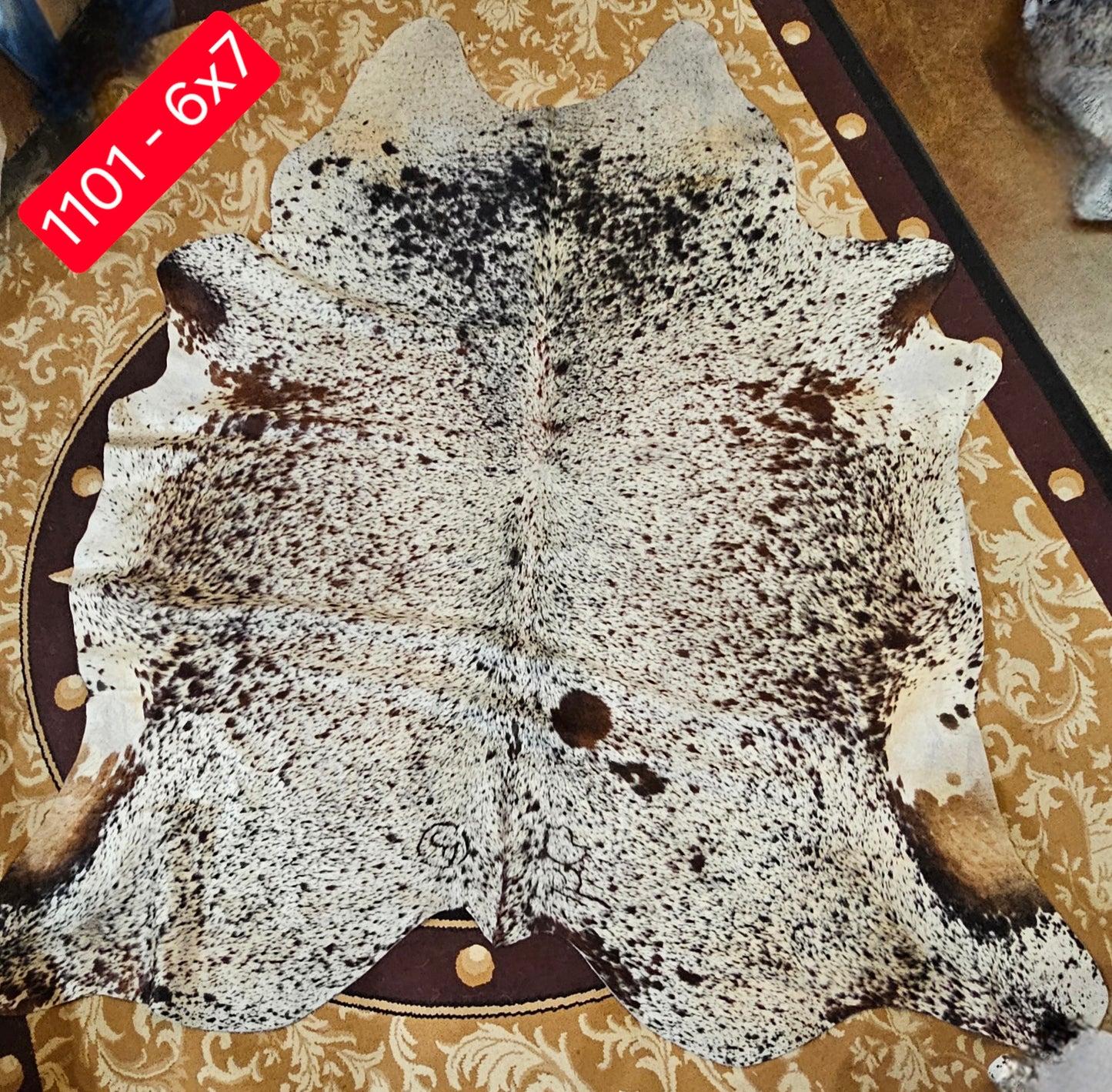 COWHIDE #1101 Salt and Pepper