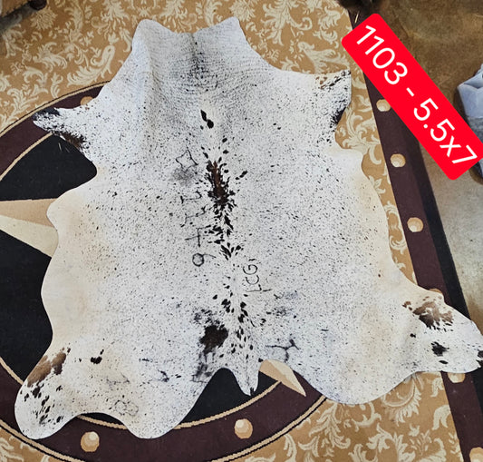 COWHIDE #1103 Salt and Pepper