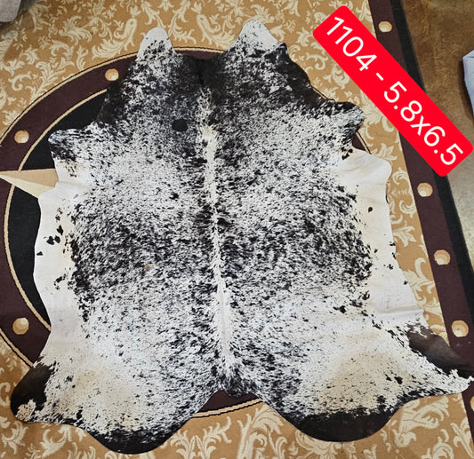 COWHIDE #1104 Salt and Pepper
