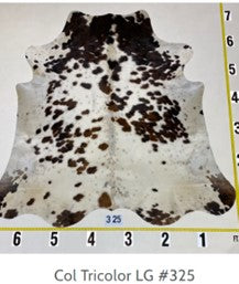 COWHIDE #325 Tri-Color Large