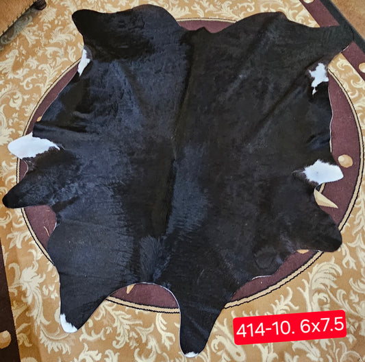 COWHIDE #414-10 Black and White
