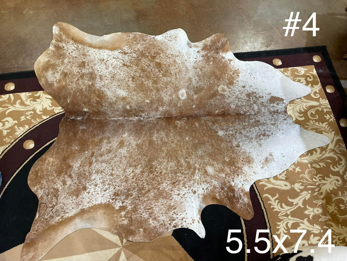 COWHIDE #4 Salt and Pepper