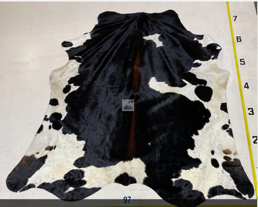 COWHIDE #97 Black and White