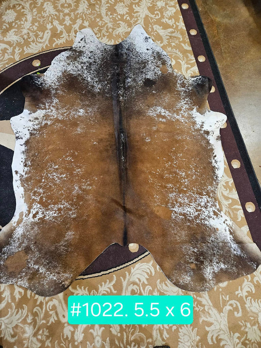 COWHIDE #1022 Salt and Pepper