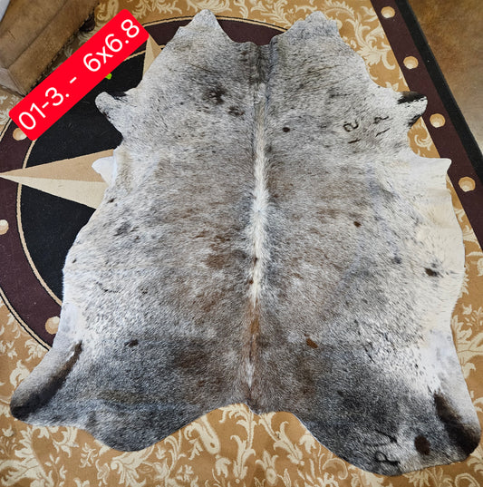 COWHIDE #01-3 Salt and Pepper