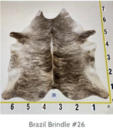 COWHIDE #26 Brindle
