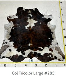 COWHIDE #285 Tri-Color Large