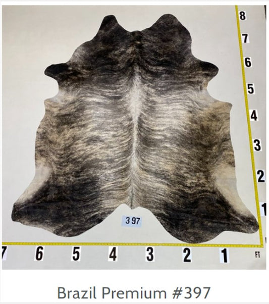 COWHIDE # 397 Brindle