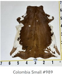 COWHIDE #989 Brown and White